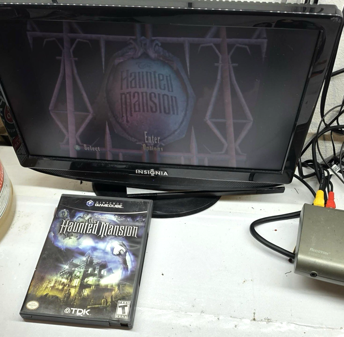 Disney's The Haunted Mansion (GameCube, 2003) Game Case Manual Reg. Card Insert