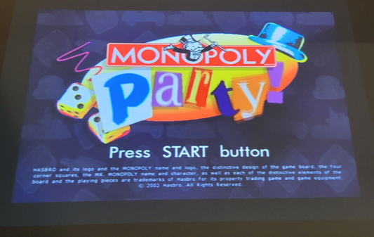 Monopoly Party (PlayStation 2, 2002) Game, Case, and Manual CIB