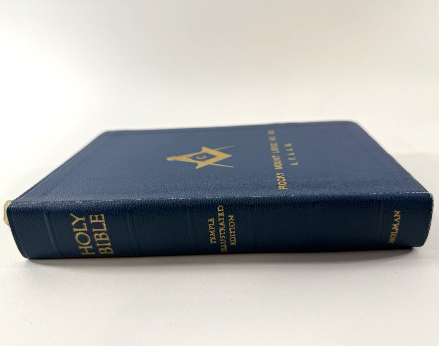 1957 Temple Illustrated Edition Holy Bible Rocky Mountain Lodge 63 A.F. & A.M.