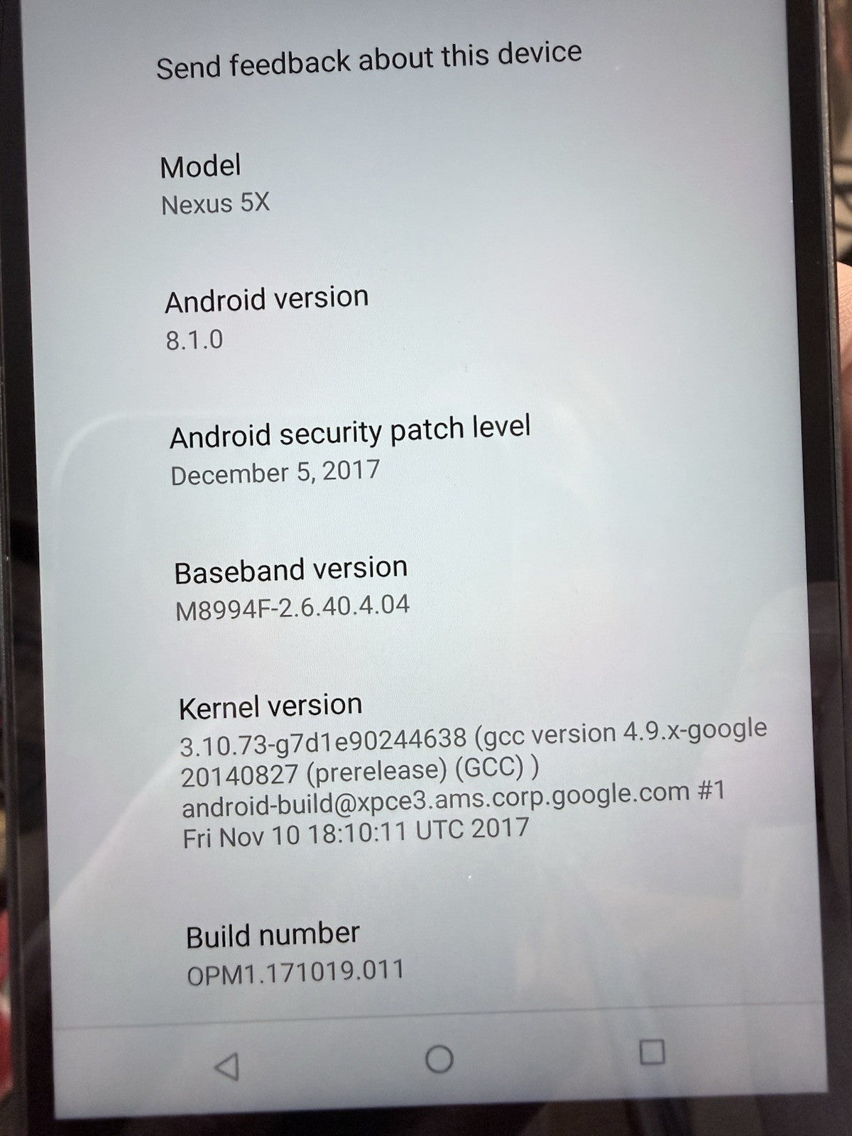 LG Nexus 5X LTE Smart Phone 32GB Unlocked - Android 8.1 Oreo, Factory Reset