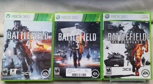 Battlefield Collection  (Microsoft Xbox 360, 2011)2 Bad Company , 3, 4