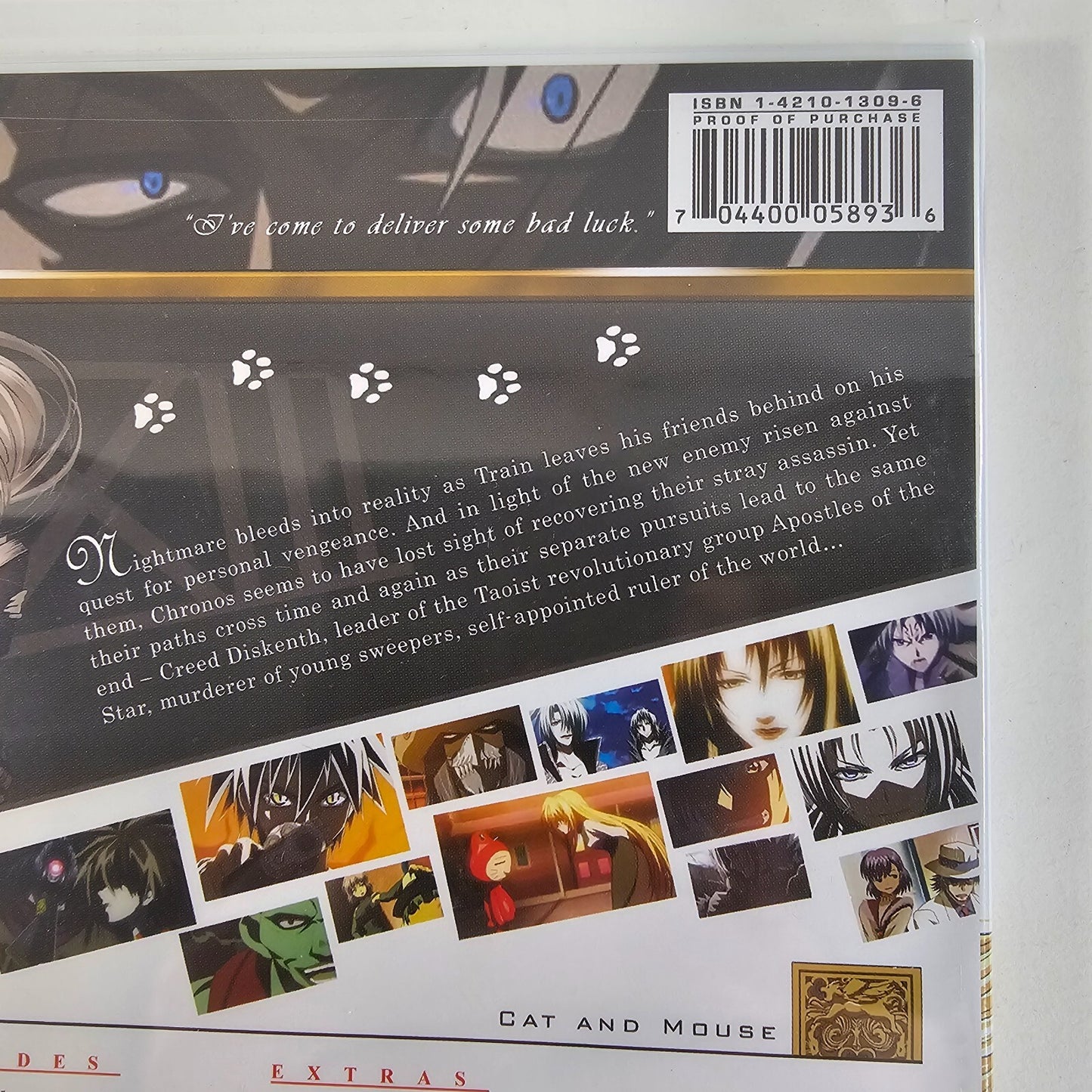 Shonen Jump Black Cat - Vol. 3: Cat and Mouse (DVD, 2007) NEW