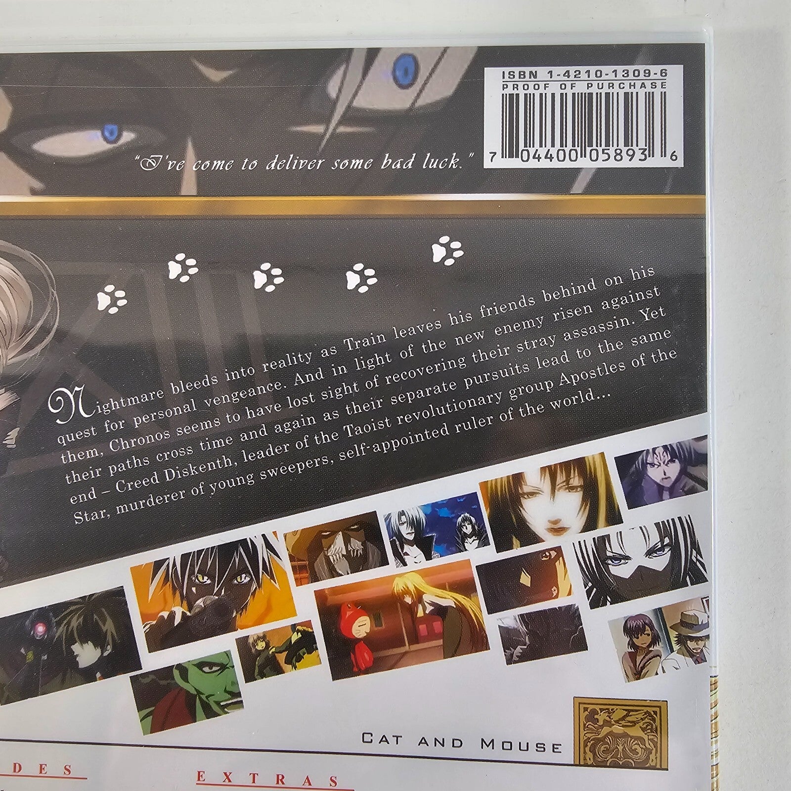 Shonen Jump Black Cat - Vol. 3: Cat and Mouse (DVD, 2007) NEW