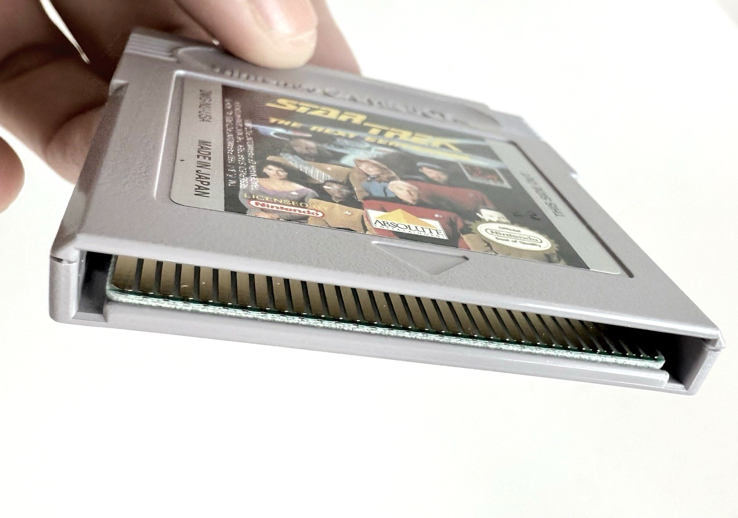 Star Trek: The Next Generation (Nintendo GameBoy, 1993) Game Box Manual Inserts