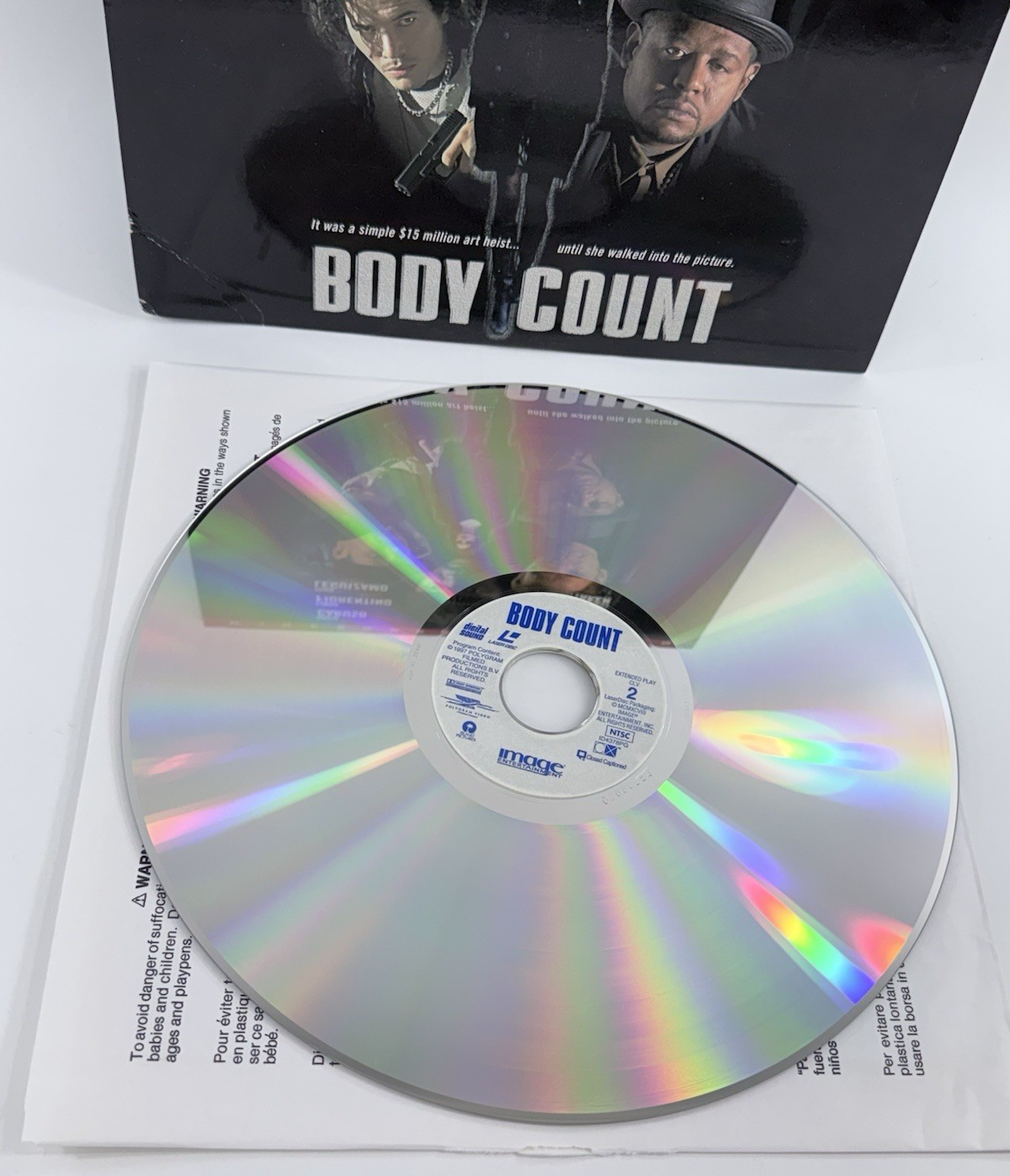 Body Count  (Laserdisc, 1998, Widescreen) Donnie Walhberg - Tested and Working