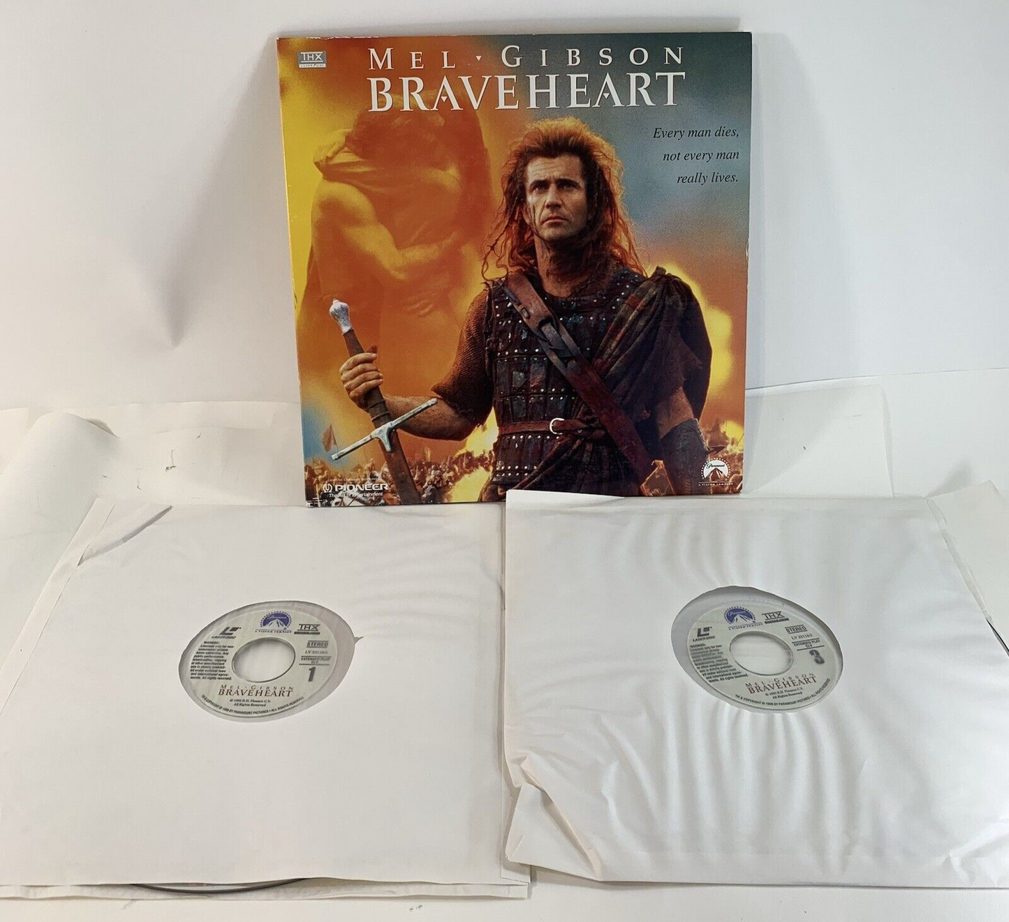 Braveheart (Widescreen Laserdisc CLV, 1995) Tested and Working