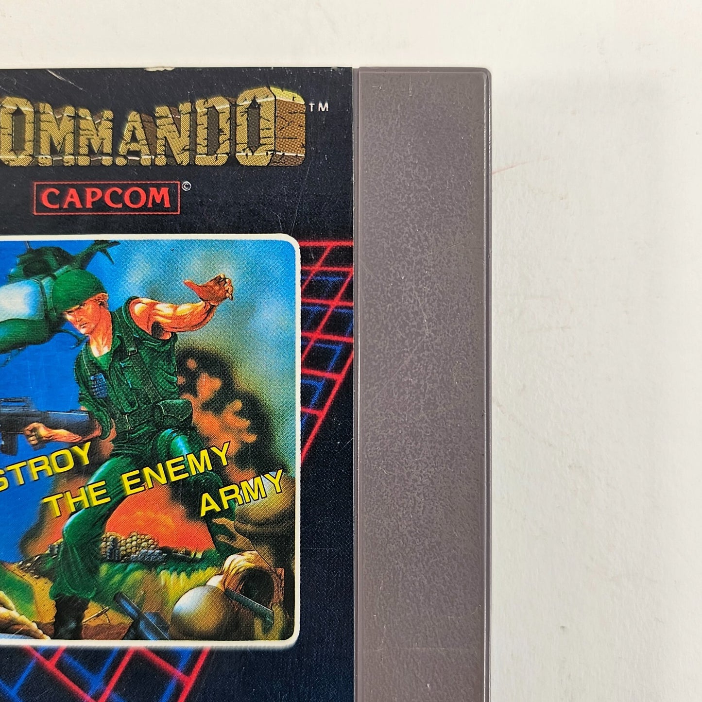 Commando (Nintendo Entertainment System, 1986) 5-Screw Game Cartridge - Tested