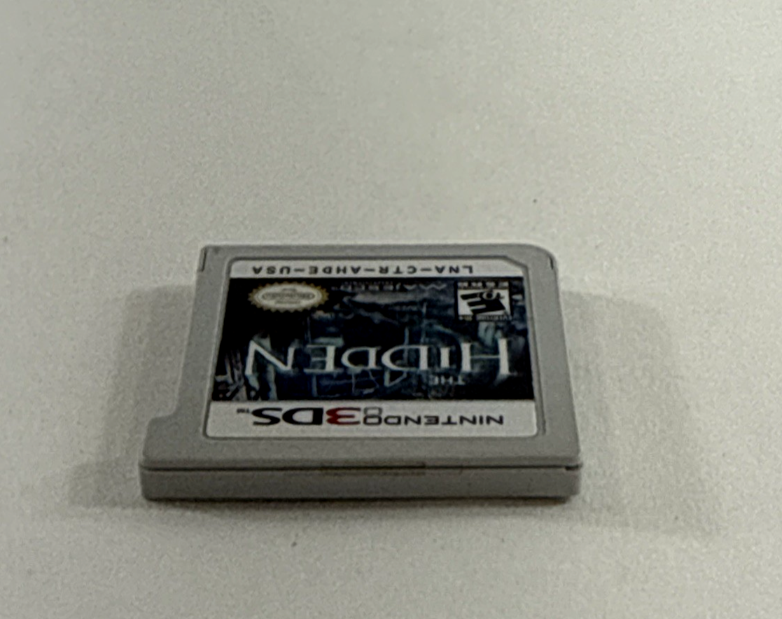 The Hidden (Nintendo 3DS, 2011) Game Cartridge - Tested and Working