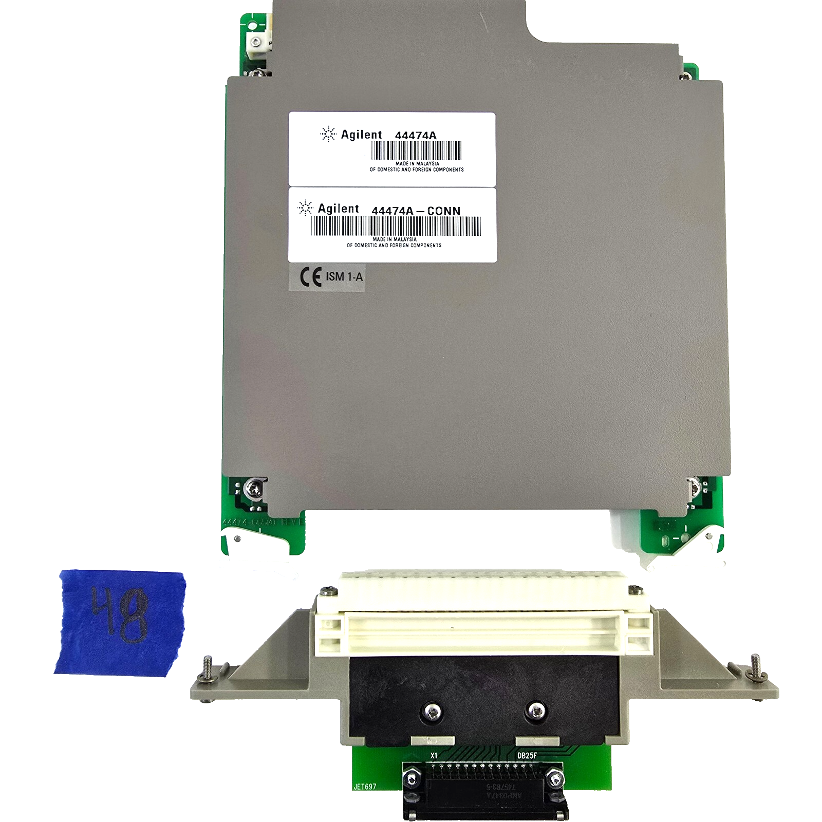 HP Agilent 44474A Digital Input/Output Switch Module - Tested and Working (1017)