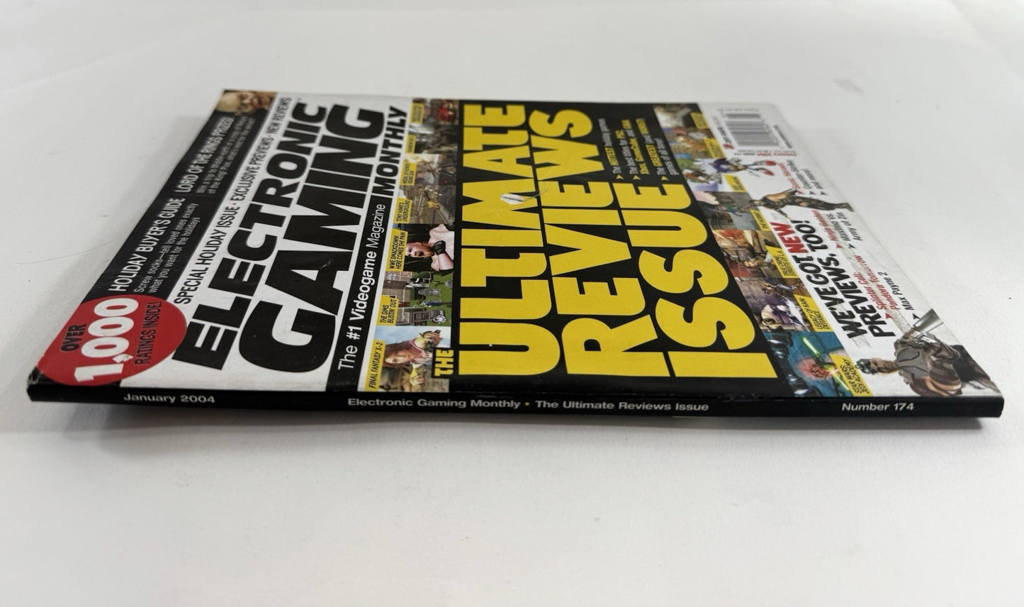Electronic Gaming Monthly Magazine Issue 174 (Jan 2004) Ultimate Reviews Issue