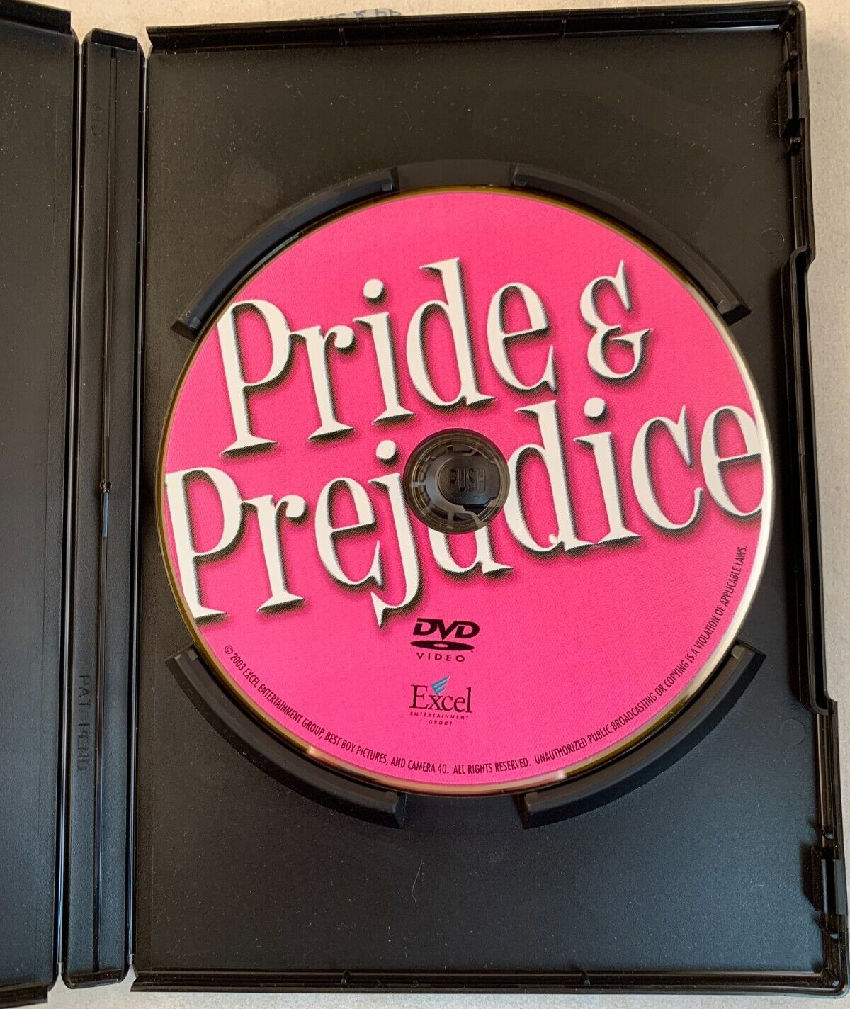 Pride & Prejudice (DVD, 2003)  Tested and Working