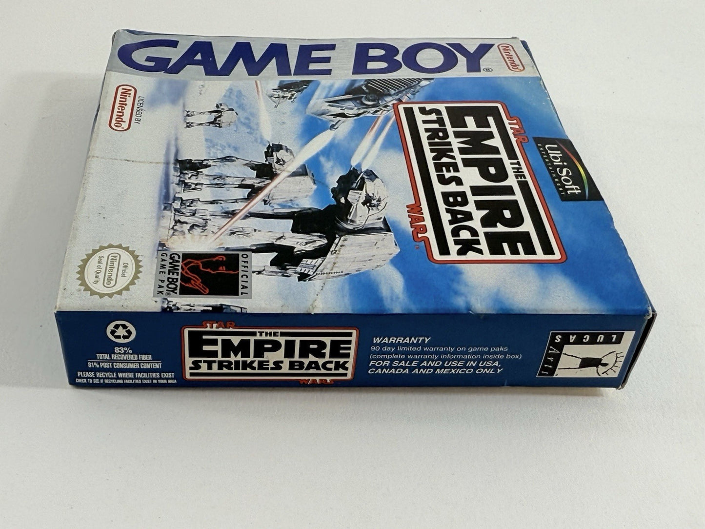 Star Wars: The Empire Strikes Back (GameBoy, 1992) Game Box Manual Inserts