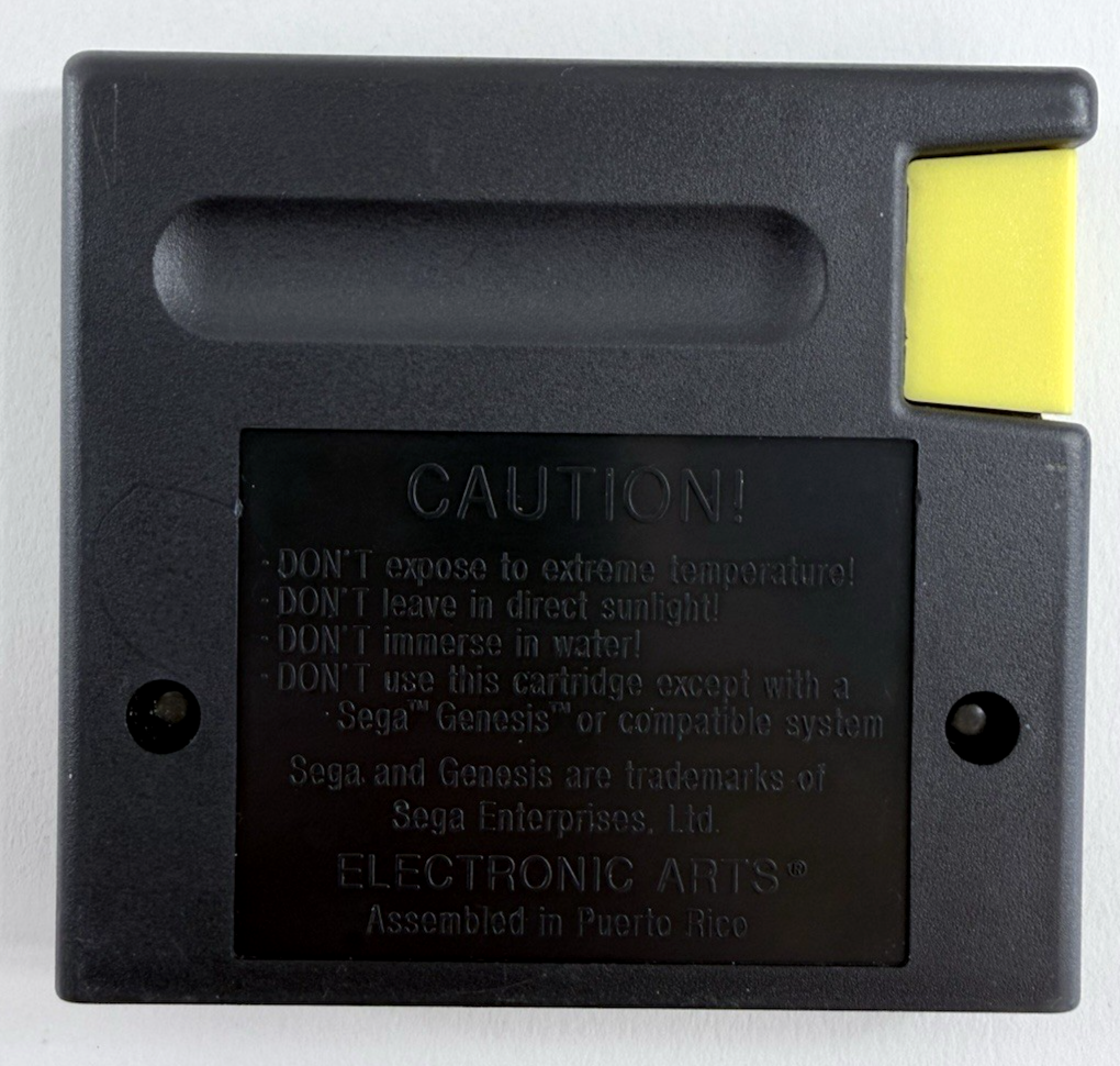 Shaq-Fu (Sega Genesis, 1994) Game, Case, Manual - Tested and Working