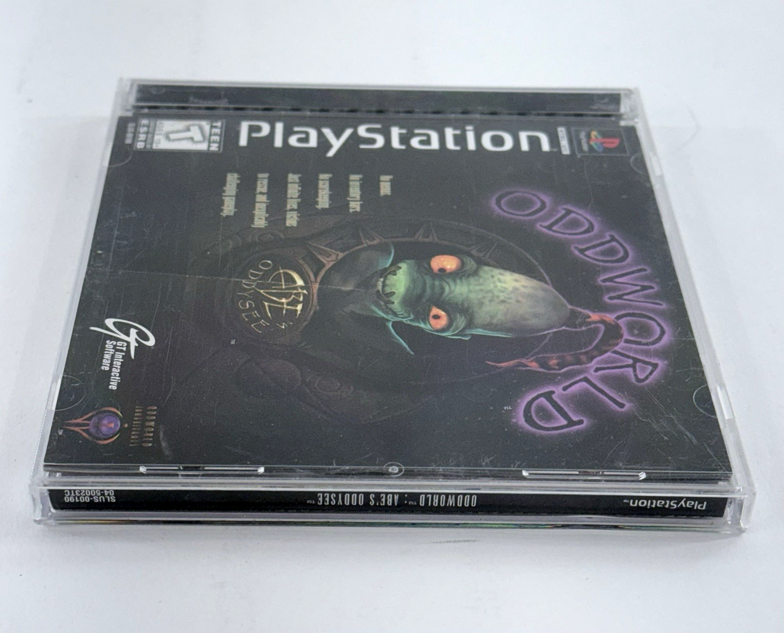 Oddworld: Abe's Oddysee (PlayStation, 1997) Game Case Manual Reg. Card - Tested
