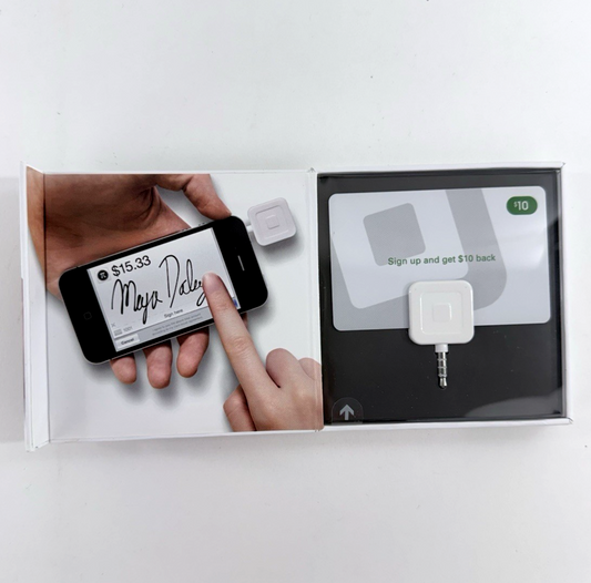 Square Credit Card Magstripe Reader for Smart Phone (3.5 mm Headset port)  - New