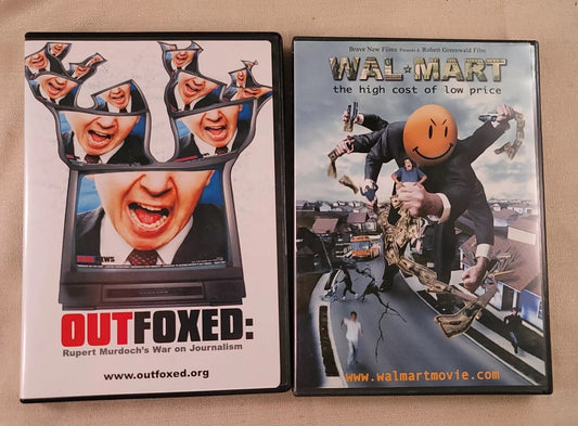 Outfoxed: Rupert Murdoch's War on Journalism  (DVD bundle) Walmart: The High ...