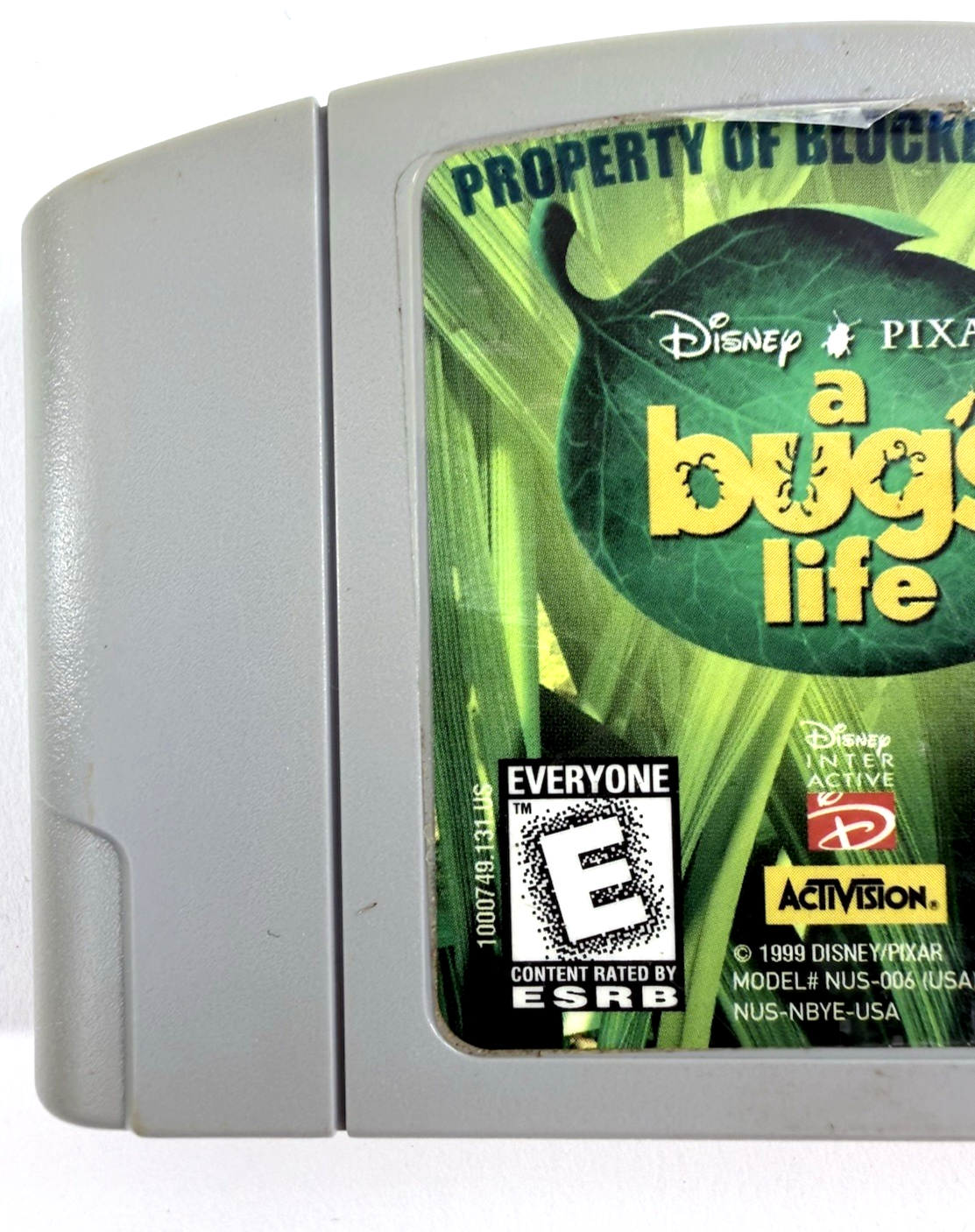 A Bug's Life (Nintendo 64, 1999) Game Cartridge - Tested and Working