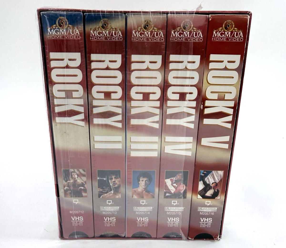 Rocky 25th Anniversary Collector's Edition VHS Box Set - Partially Sealed - Read