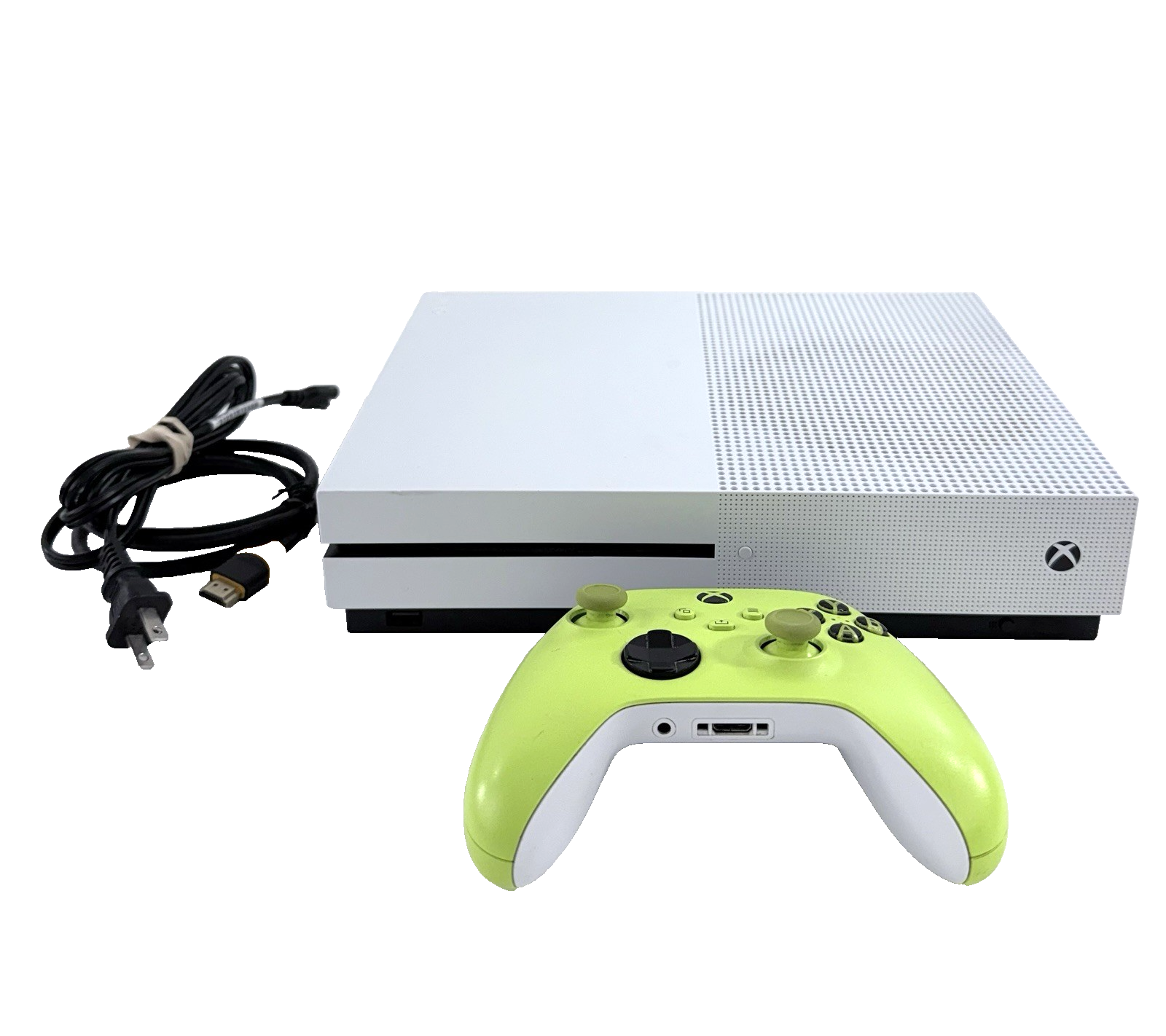 Microsoft Xbox One S 1681 1TB White Console with Cords and Controller  - Tested
