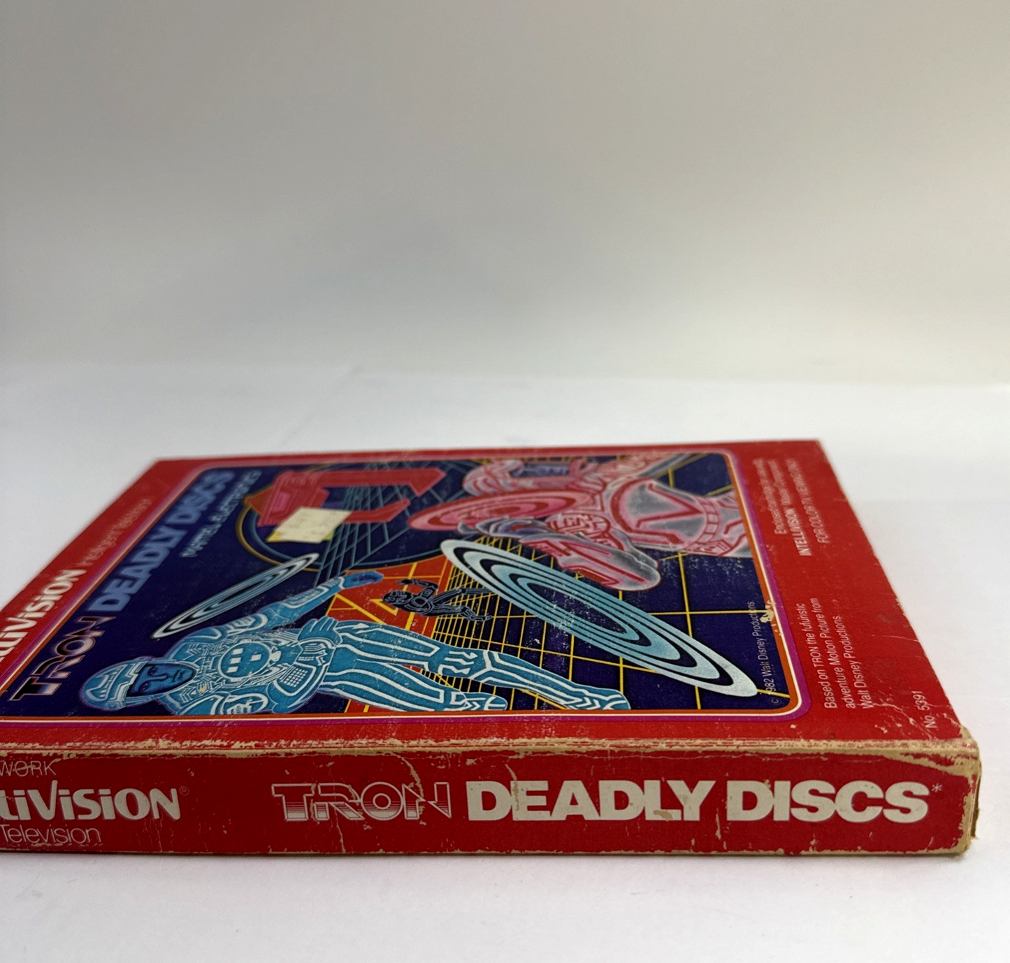 Tron Deadly Discs (Intellivision, 1982) Game Box Manual Overlay - Tested
