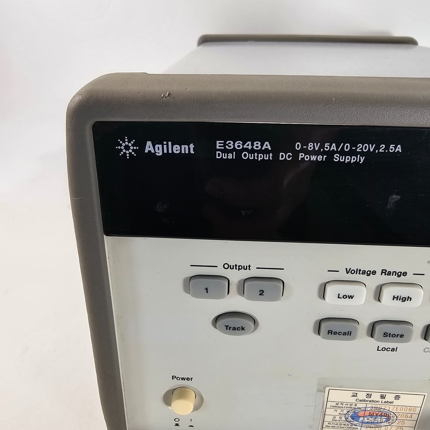 Agilent E3648A Dual Output DC Power Supply 0-8V,5A/0-20V,2.5A - Tested - 2064