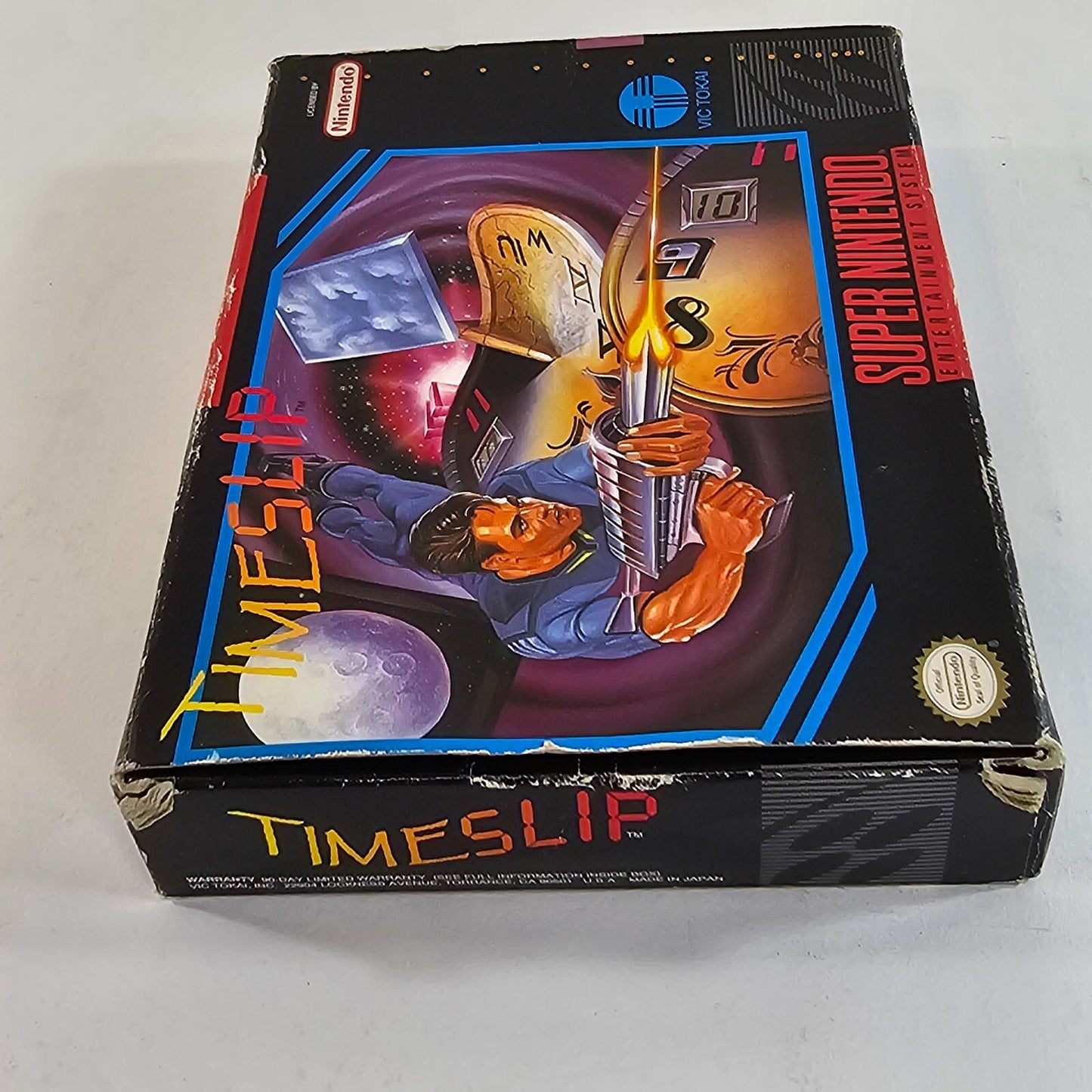 Timeslip (Super Nintendo, 1993) Replacement Box and Manual - No Game