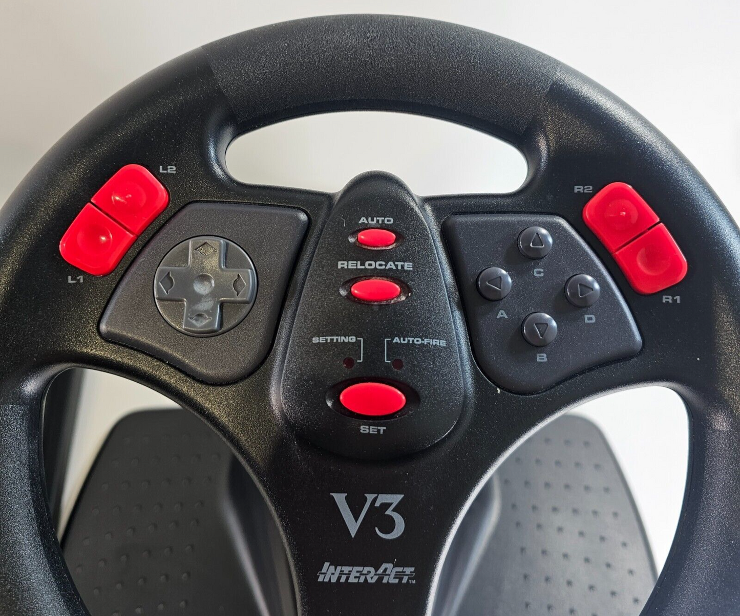 Interact V3 Racing Wheel & Pedals SV-280 With Adjustable Tilt  - PC Gaming
