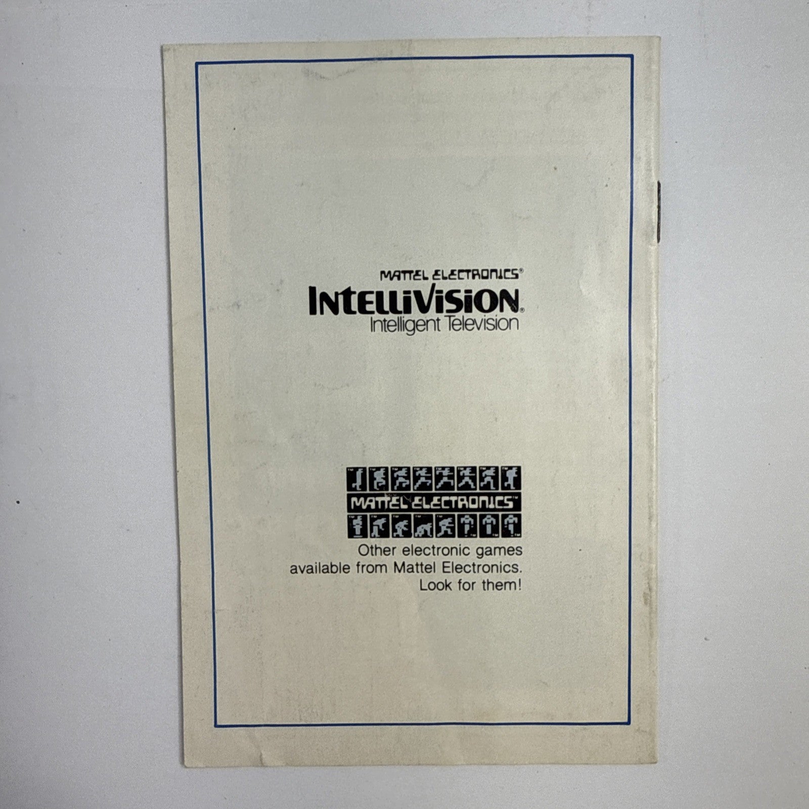 Night Stalker (Intellivision, 1982) Game Case Manual Overlays - Tested