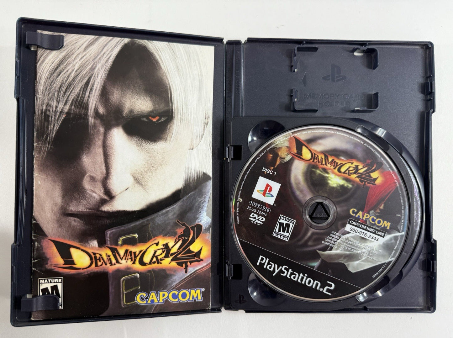 Devil May Cry 2 (Sony PlayStation 2, 2003) Discs, Case, Manual - Tested