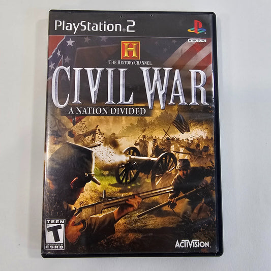 History Channel: Civil War: A Nation Divided (PlayStation 2, 2006) Complete