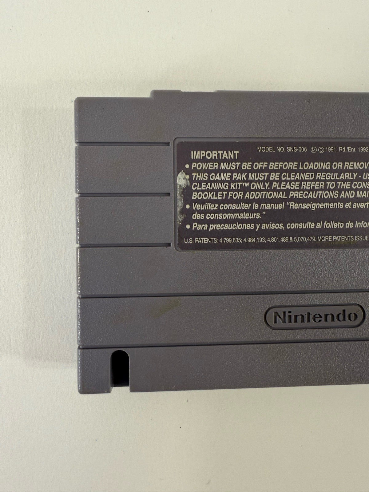 NFL Football (Super Nintendo Entertainment System, 1993) Game Cartridge - Tested