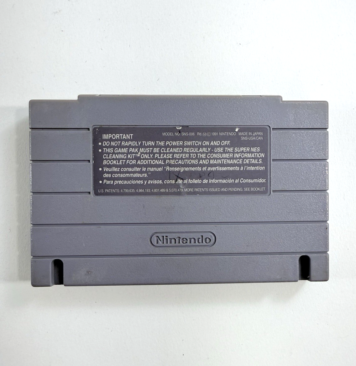 The Hunt for Red October (Super Nintendo, 1993) Game Cartridge - Tested
