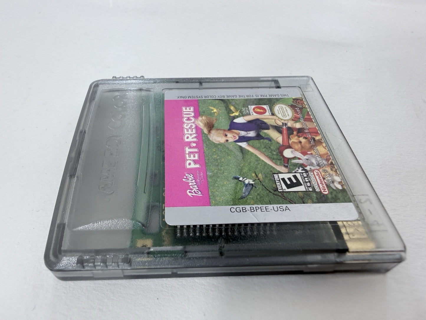 Barbie Pet Rescue (Nintendo Game Boy Color, 2001) Game Cartridge - Tested