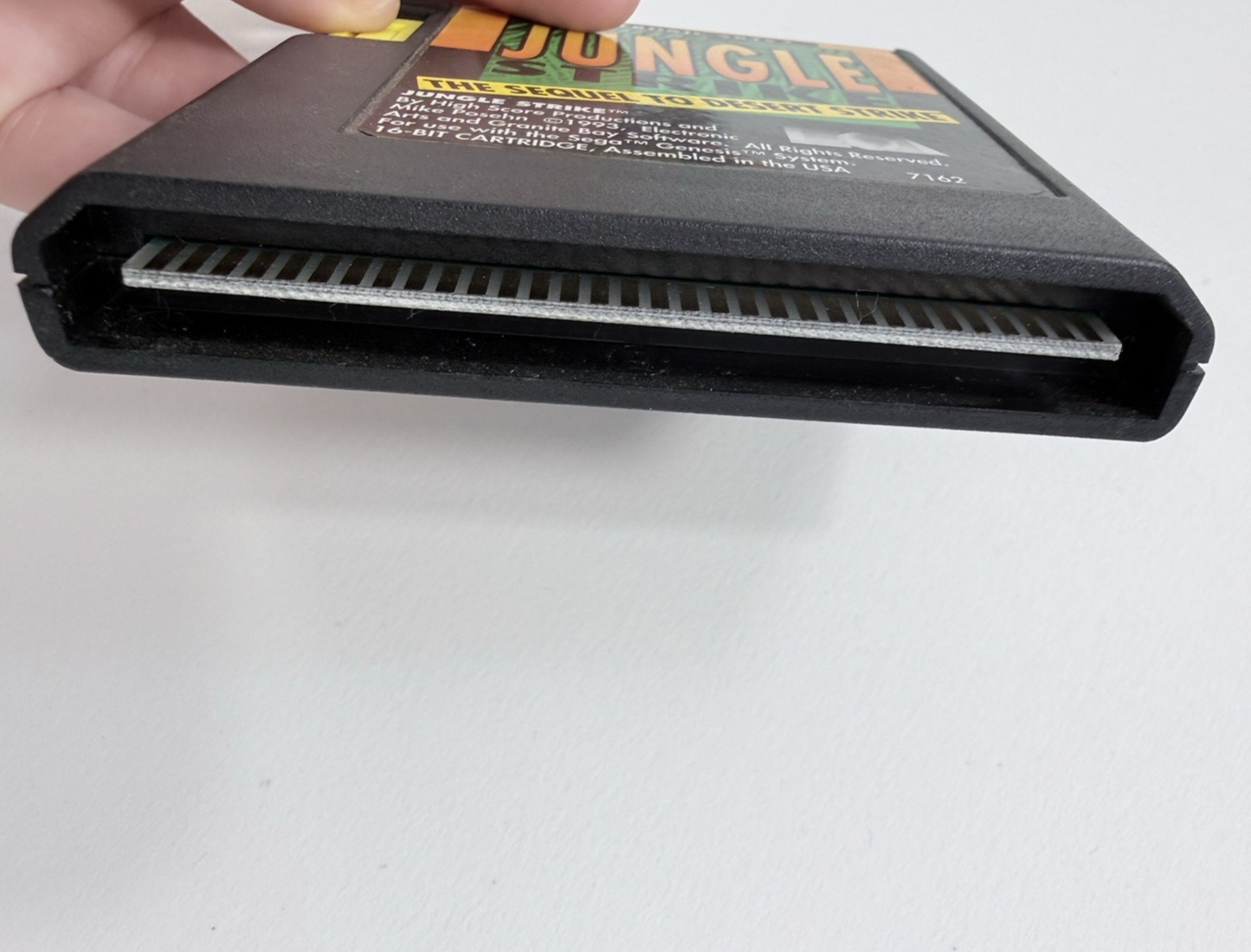 Jungle Strike (Sega Genesis, 1993) Game, Case, Manual, Insert - Tested