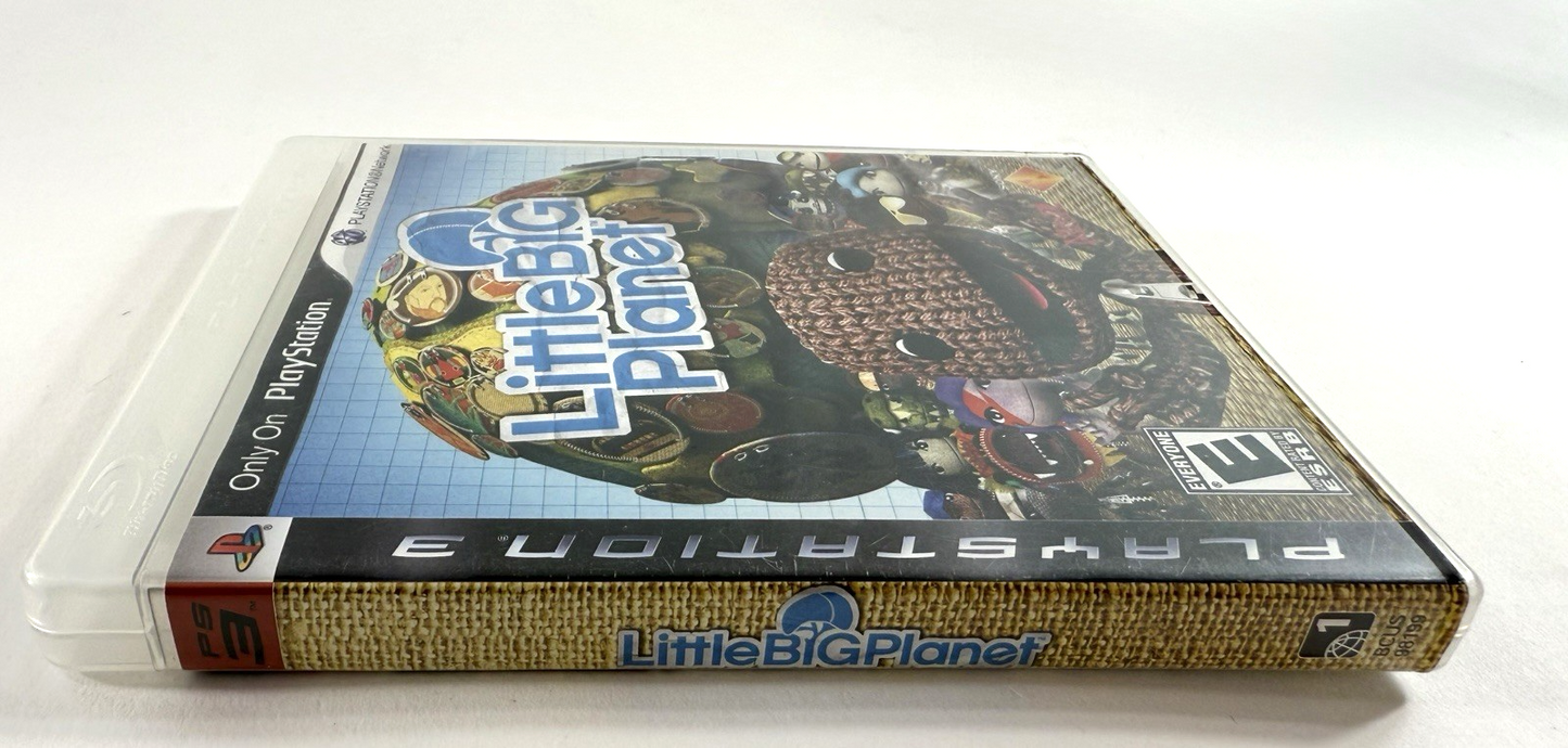 LittleBigPlanet (Sony PlayStation 3, 2008) Game Case Manual Registration Insert