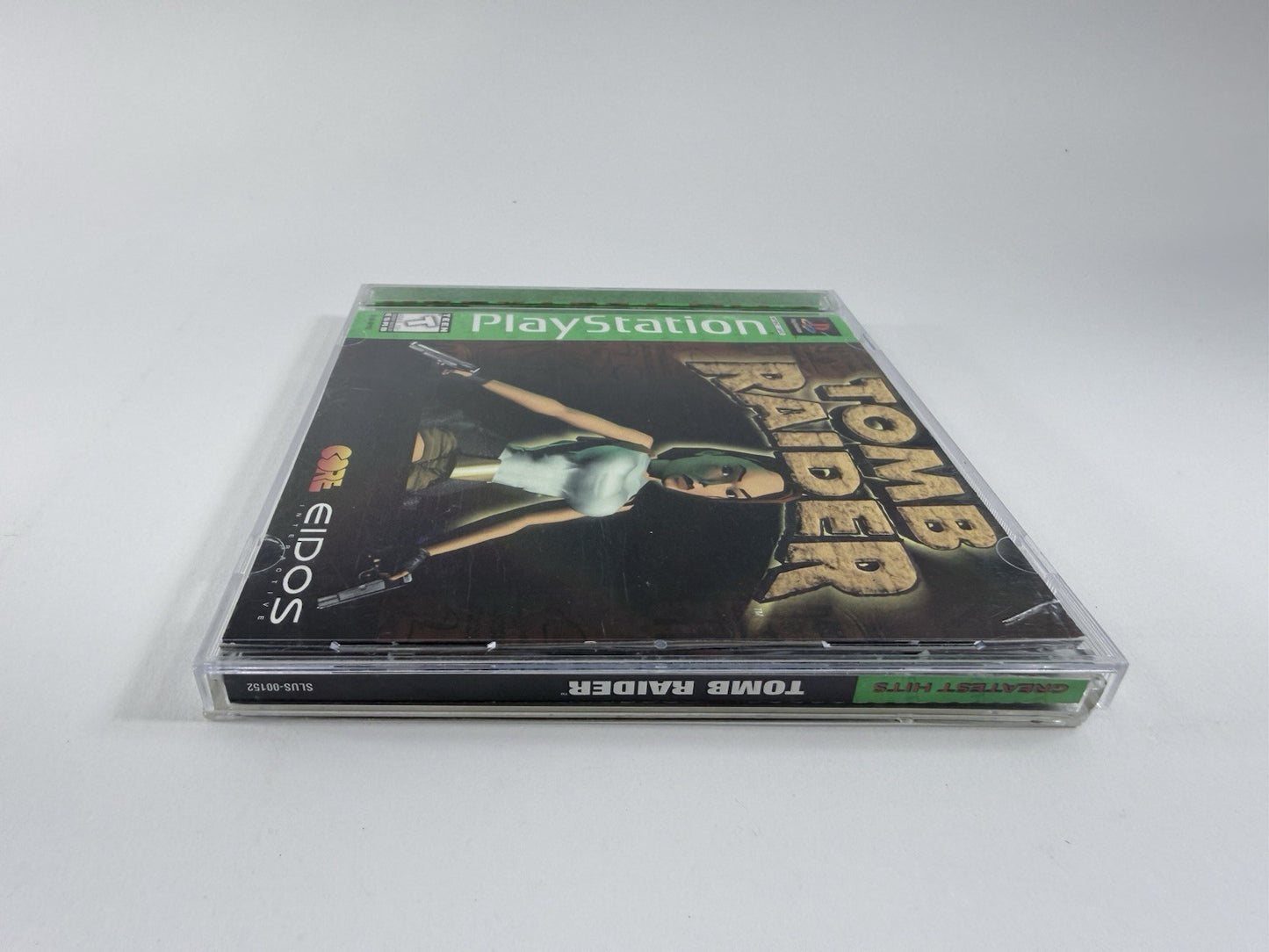Tomb Raider (Sony PlayStation, 1996) - Game Case Manual Registration - Tested