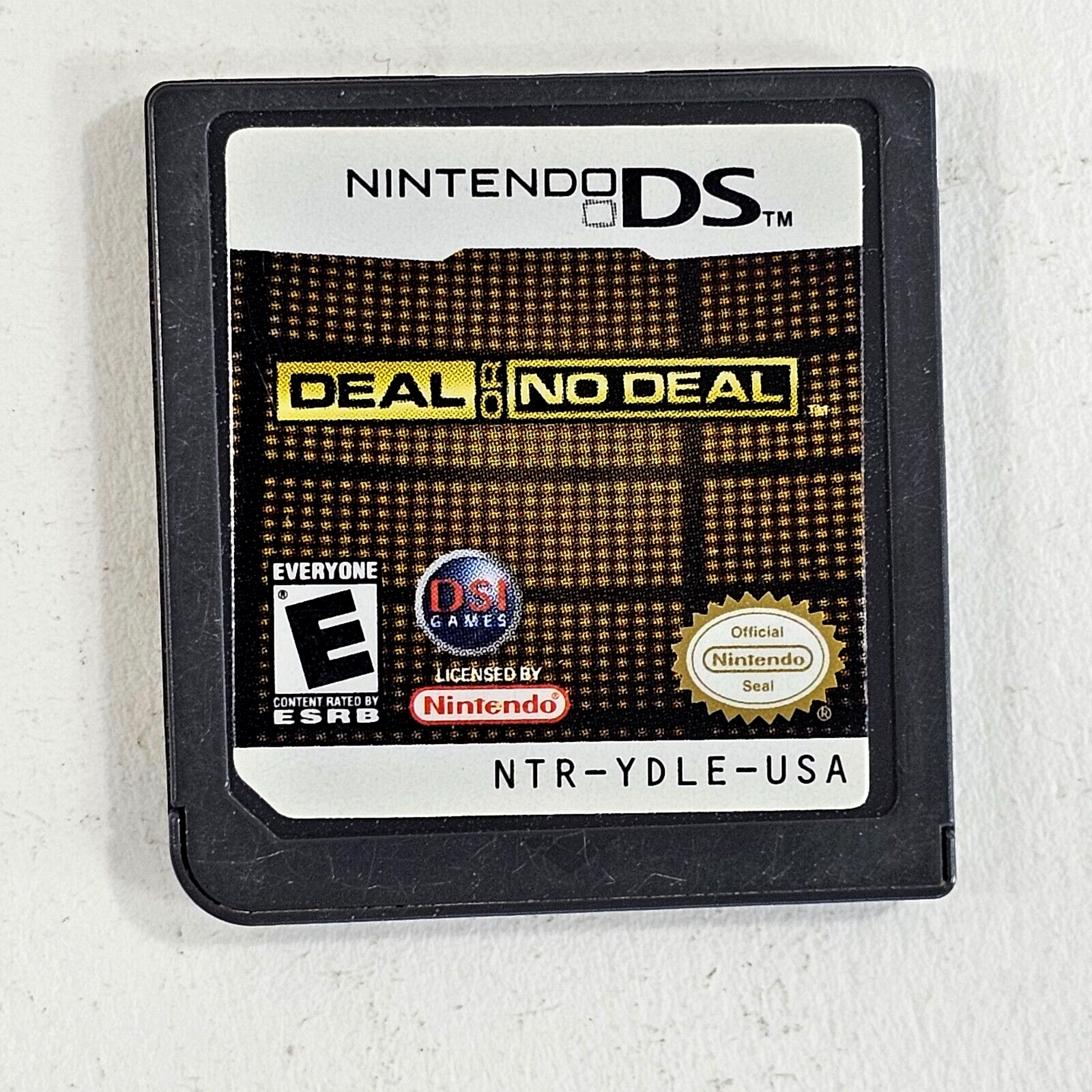 Deal or No Deal (Nintendo DS, 2007) Game Case Manual Insert - Tested