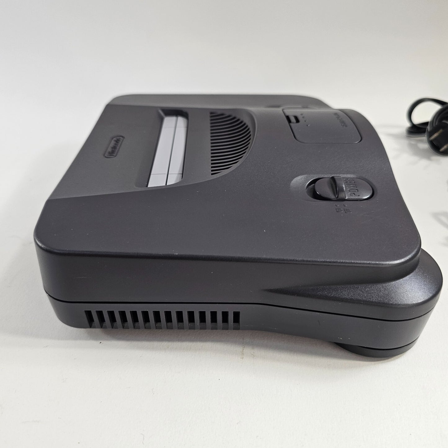 Nintendo 64 Black Home Console with Controller + Cables - Tested and Working