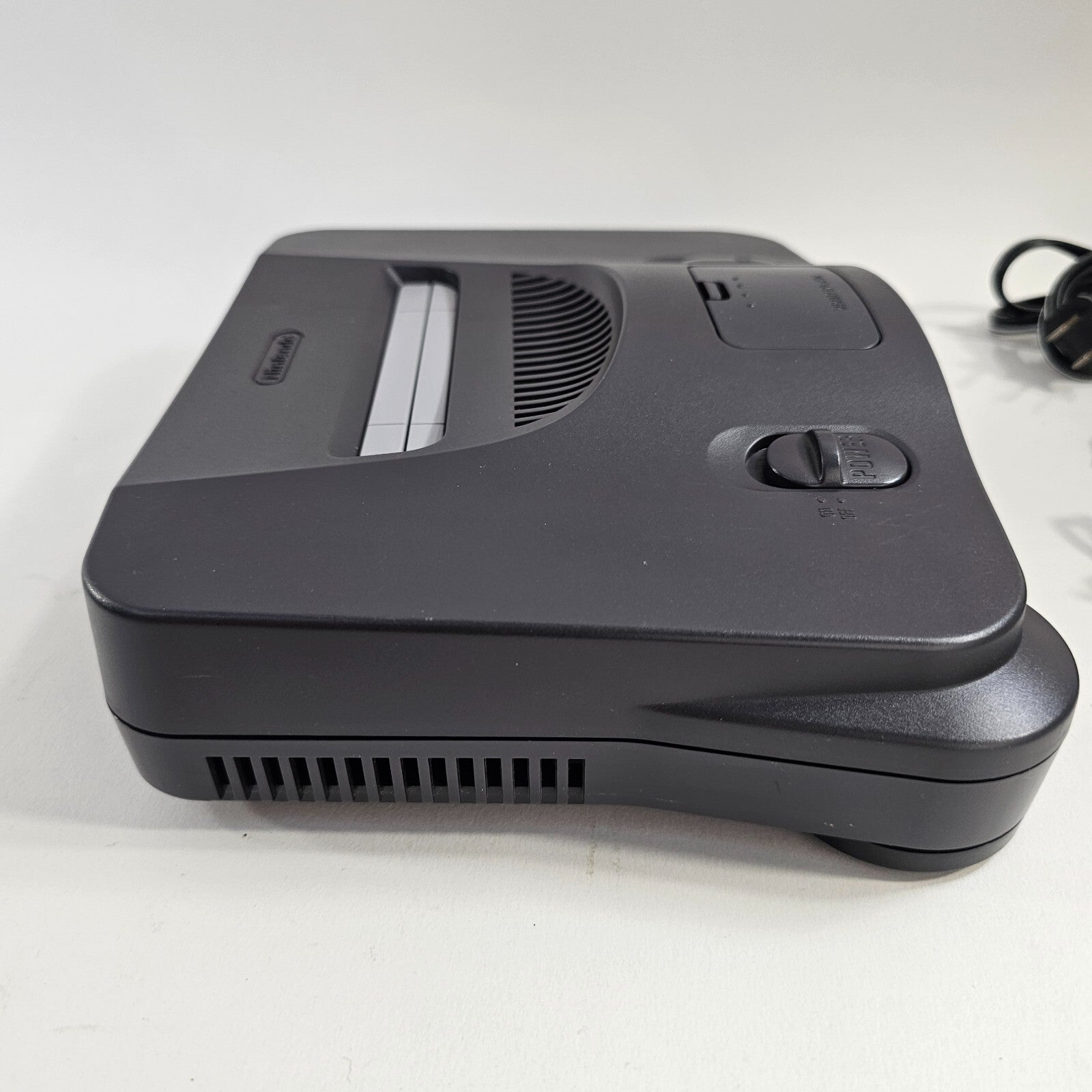 Nintendo 64 Black Home Console with Controller + Cables - Tested and Working