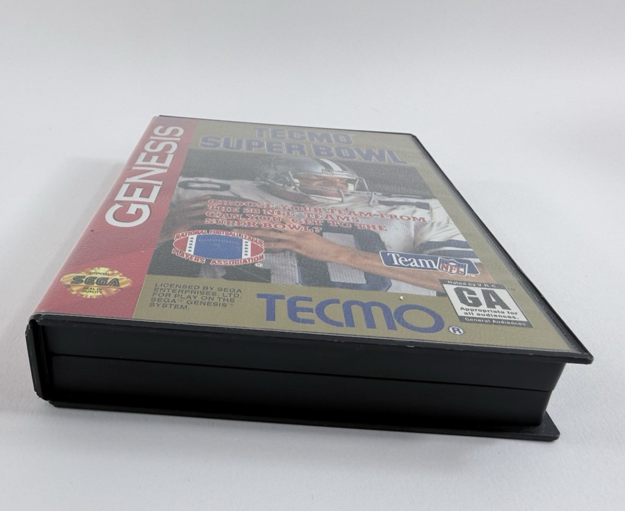 Tecmo Super Bowl (Sega Genesis, 1993) Game, Case, Manual - Tested and Working