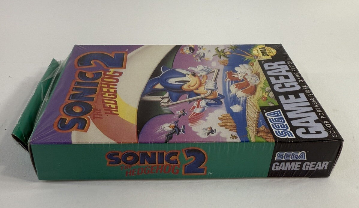 Sonic the Hedgehog 2 (Sega Game Gear, 1992) New, Factory Sealed