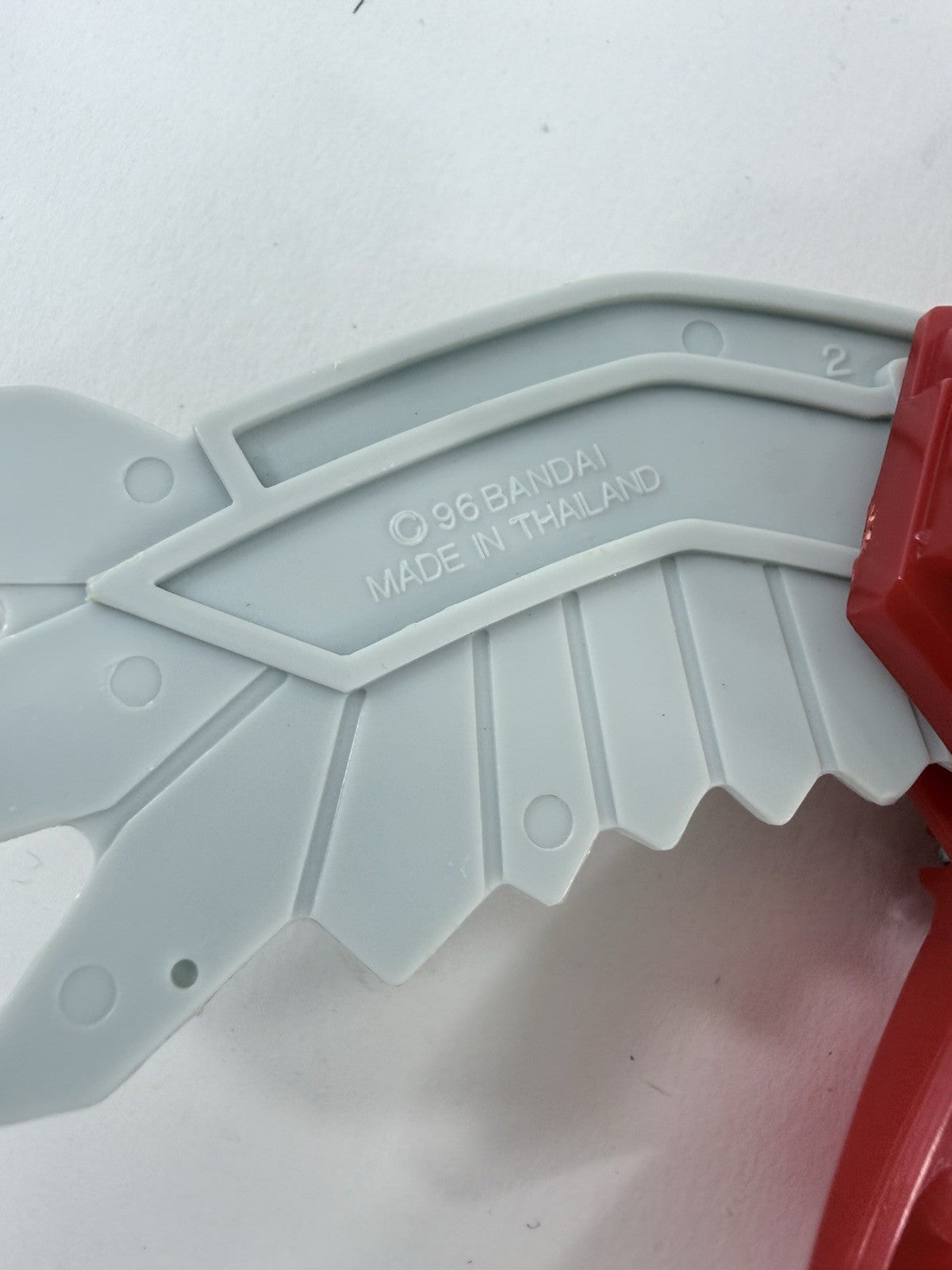 Bandai 1996 Power Rangers Deluxe Zeo Megazord & Red Battlezord Puncher - Tested
