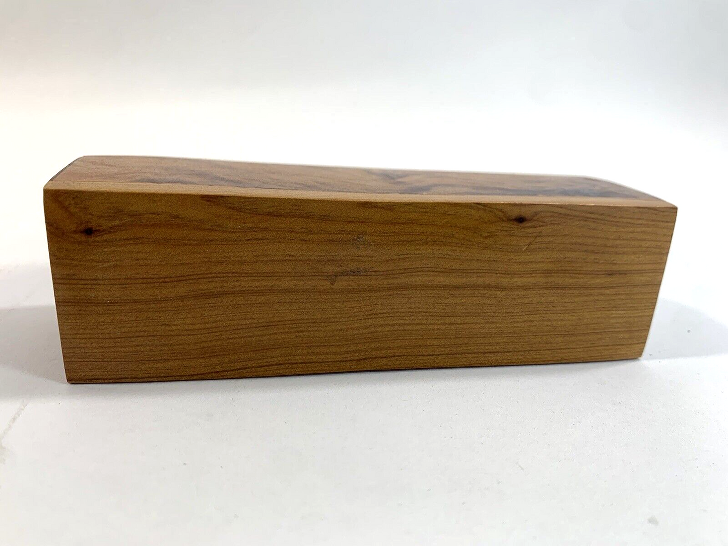 Hand Carved Wooden Dice in Custom Storage Box - Read