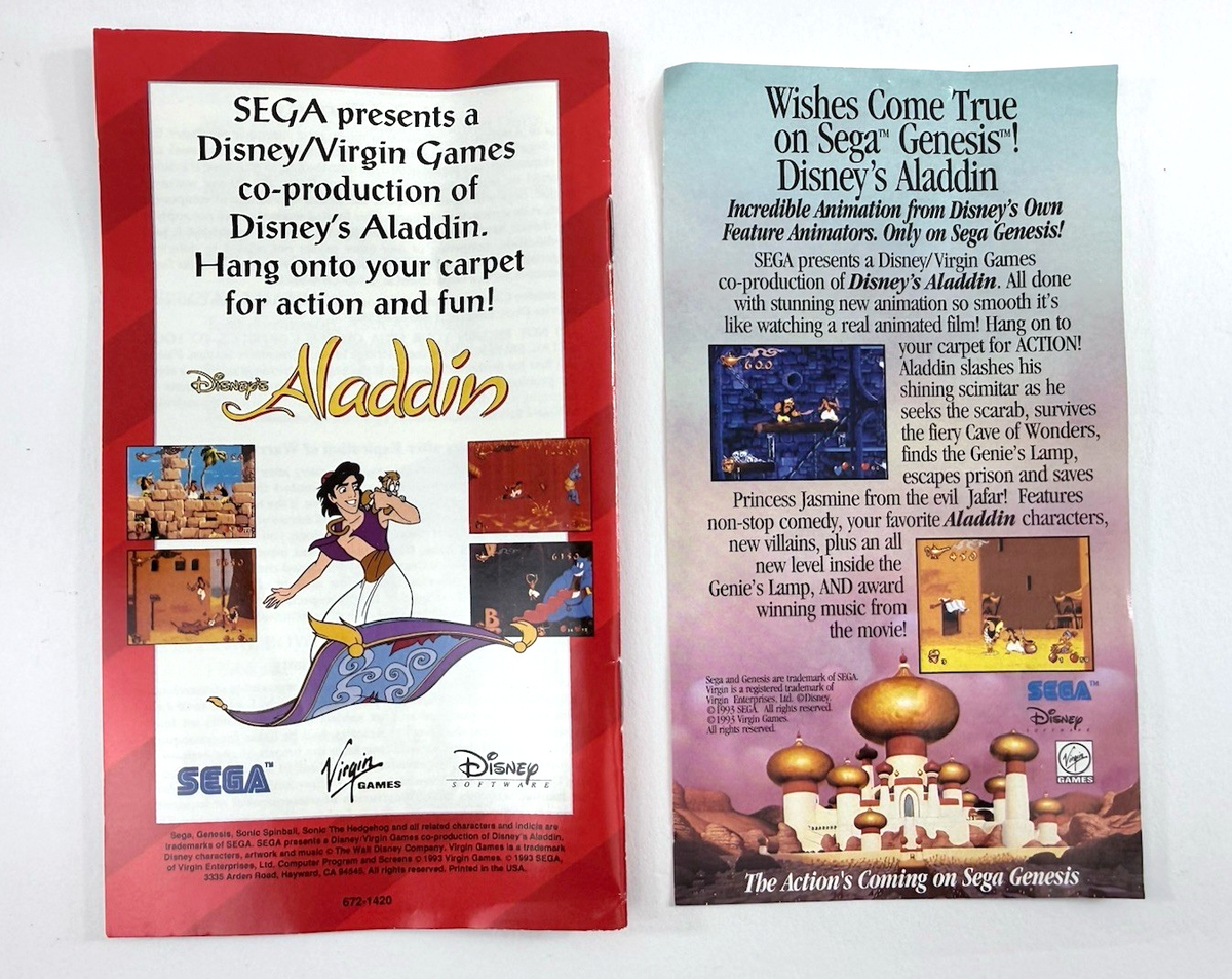 Sonic Spinball (Sega Genesis, 1993) Game Case Manual Insert - Tested and Working