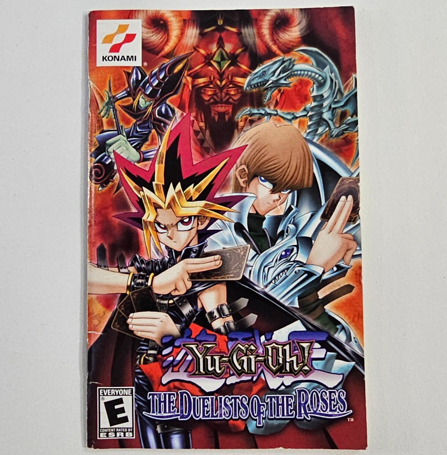 Yu-Gi-Oh! The Duelists of the Roses (PlayStation 2, 2003) Game Case Manual
