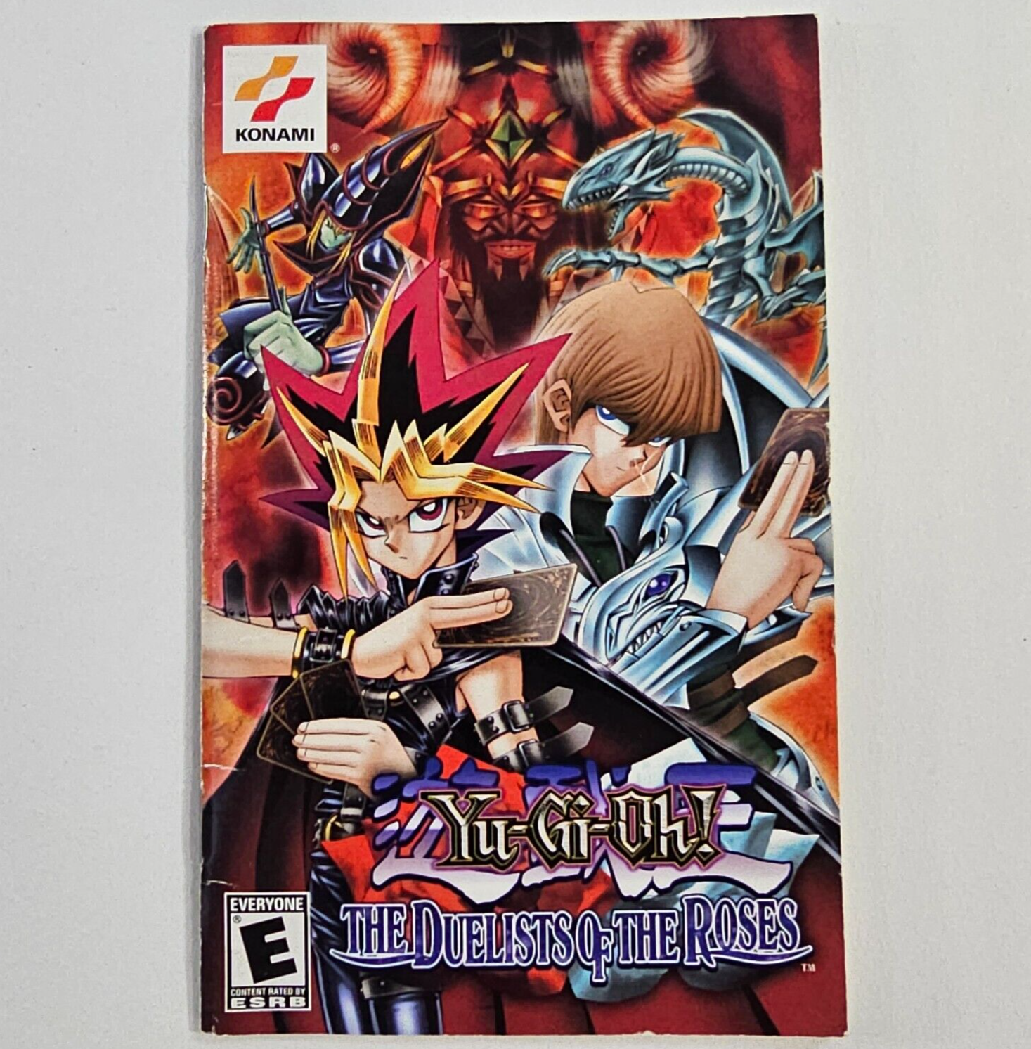 Yu-Gi-Oh! The Duelists of the Roses (PlayStation 2, 2003) Game Case Manual