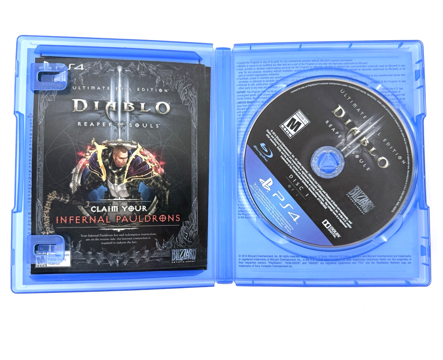 Diablo III: Ultimate Evil Edition (PlayStation 4, 2014) Tested and Working