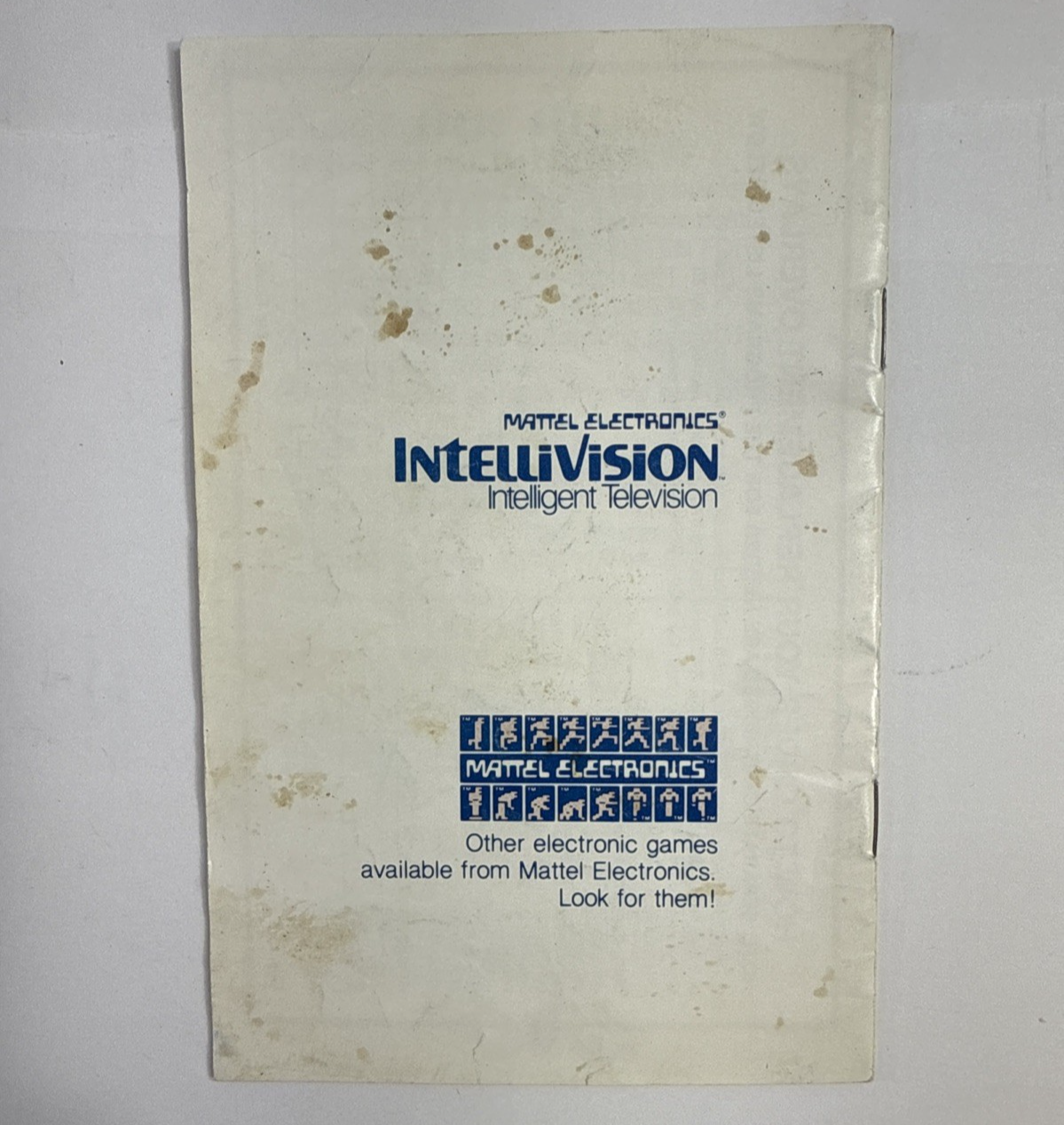 Bowling (Intellivision, 1984) Game Box Manual Overlays - Tested and Working