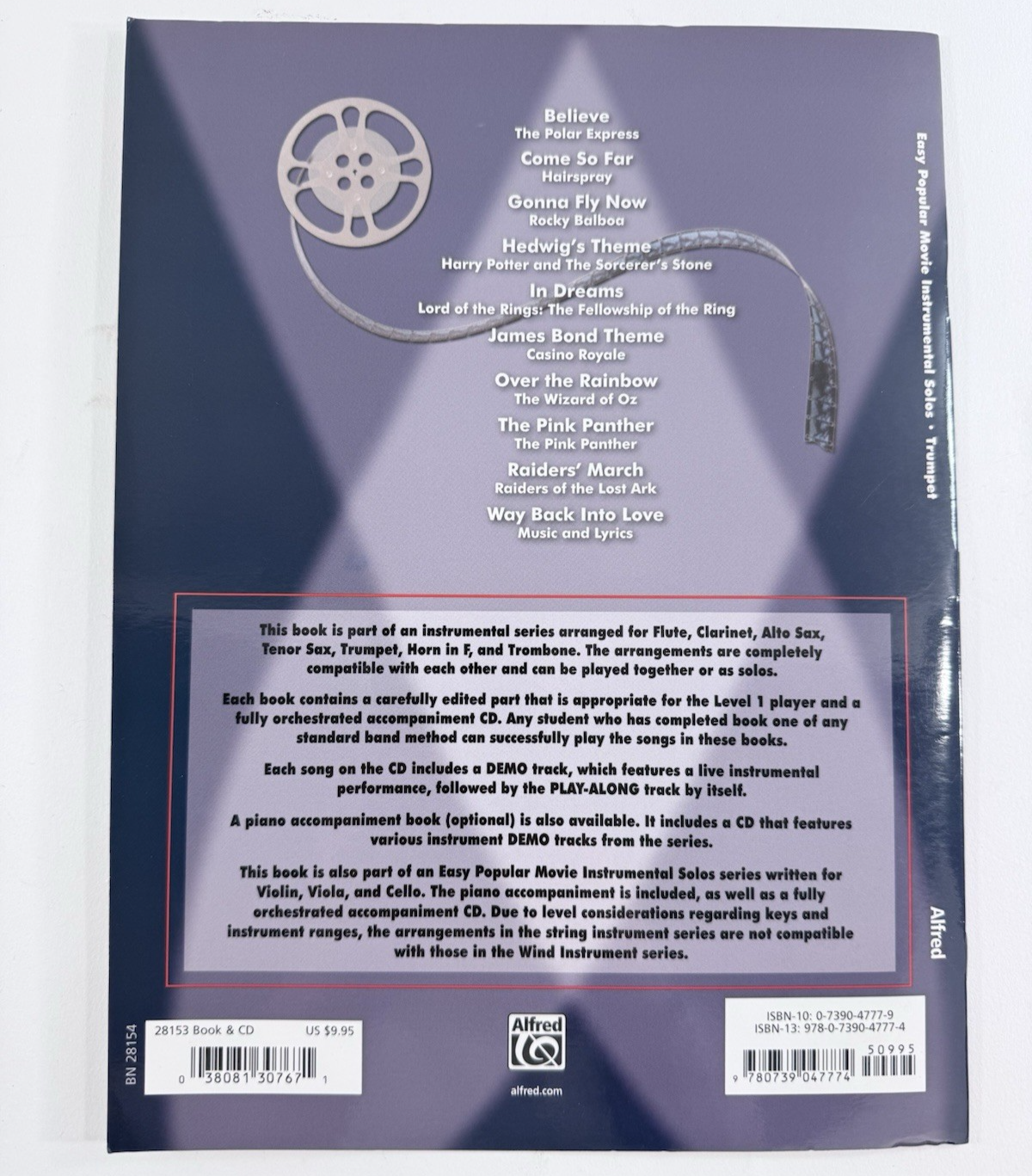 Instrumental Trumpet Play-Along Books - Pirates of the Caribbean, James Bond, +2