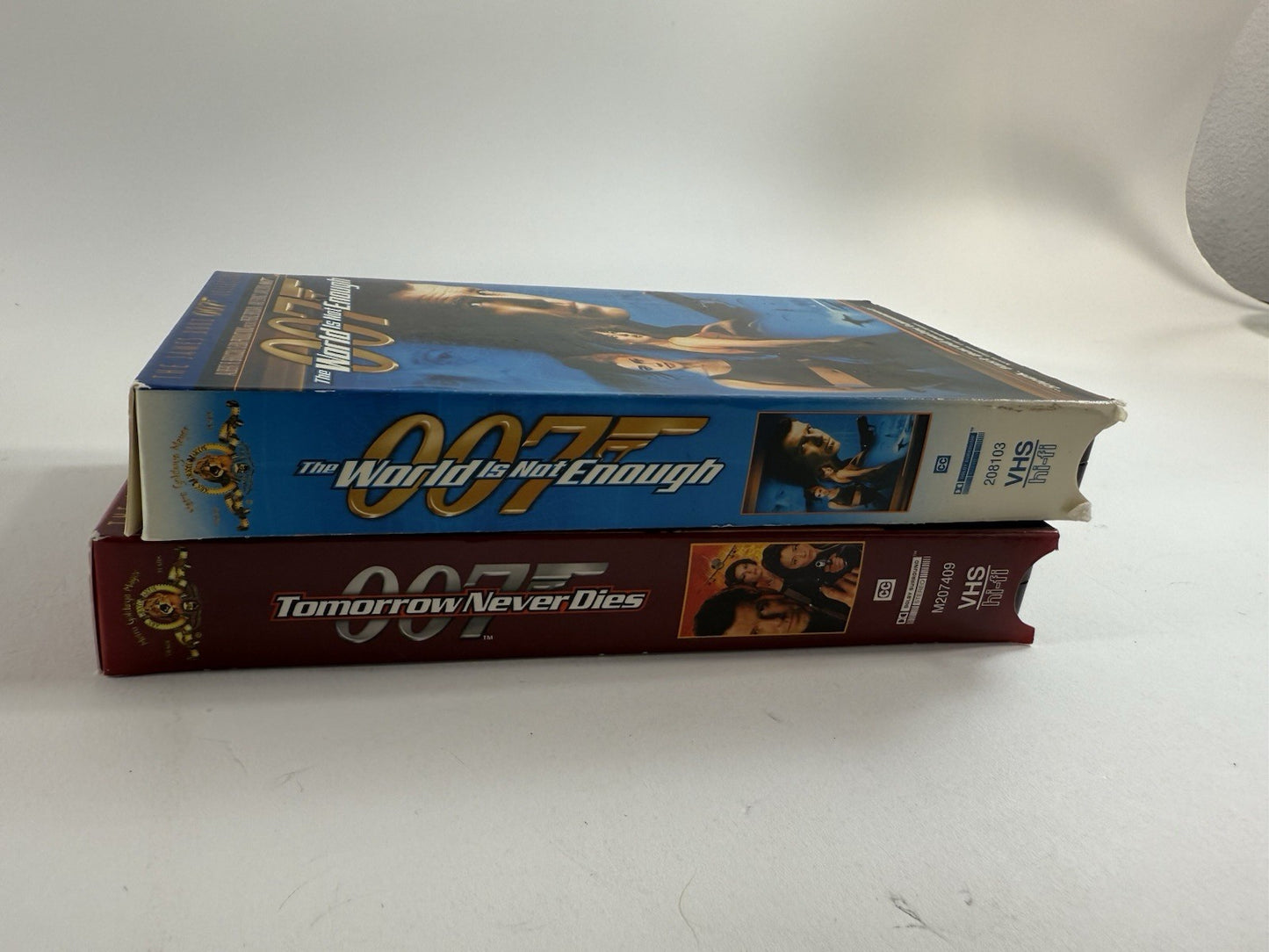 Tomorrow Never Dies (VHS Bundle) The World Is Not Enough - Pierce Brosnan 007